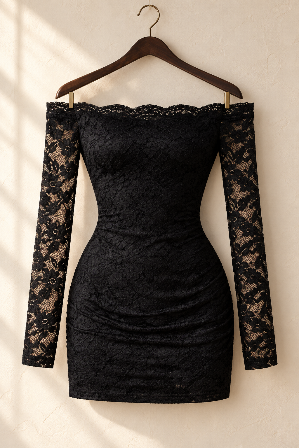 Vestido de Encaje Noire · diseño completo