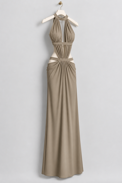 Vestido Halter Sienna · SILKARA — otra perspectiva